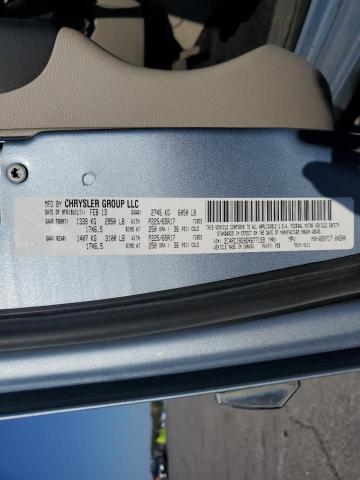 2013 CHRYSLER TOWN & COU - 2C4RC1BG9DR677199