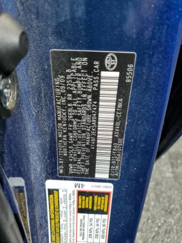 2010 TOYOTA CAMRY BASE - 4T4BF3EK5AR047474