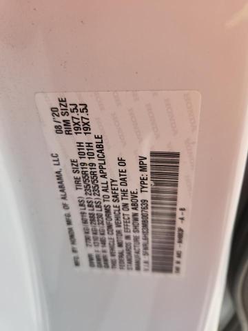 2021 HONDA ODYSSEY TO 5FNRL6H83MB007639