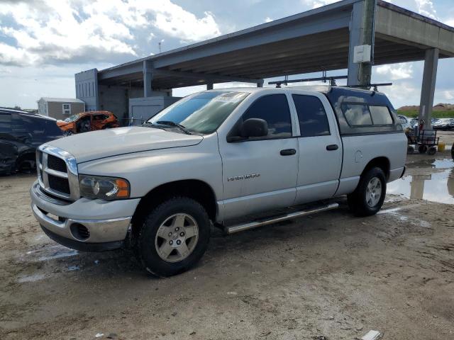 DODGE RAM 1500 S 2005 silver crew pic gas 1D7HA18N15J593302 photo #1