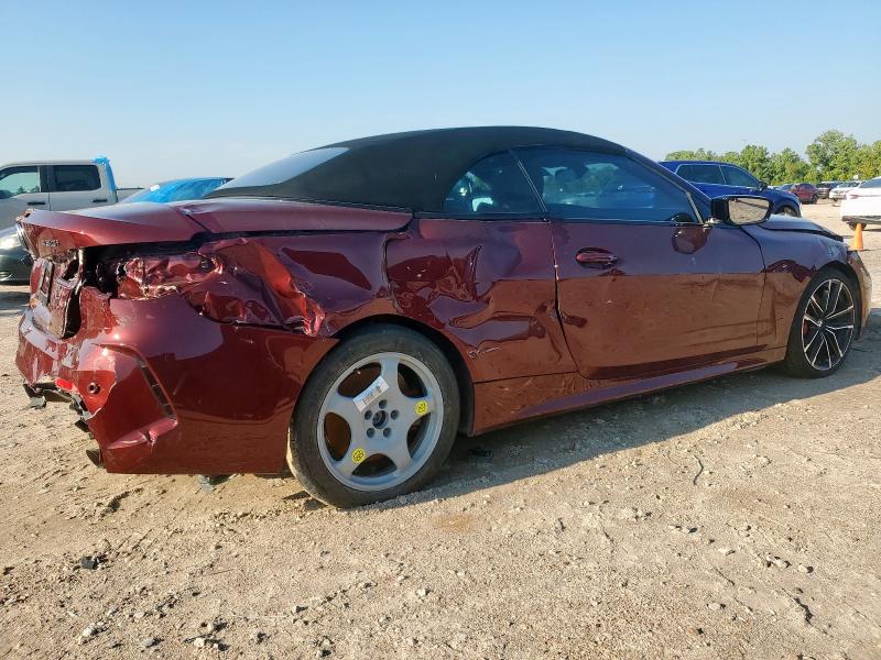 BMW 430I 2023 maroon  gas WBA23AT0XPCL16545 photo #4