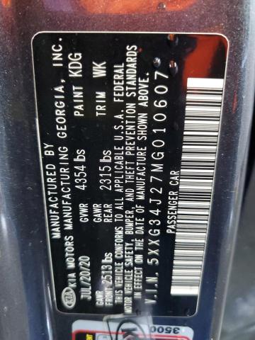 2021 KIA K5 EX #3291192978