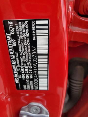 2019 MERCEDES-BENZ A 220 WDD3G4EB1KW027367