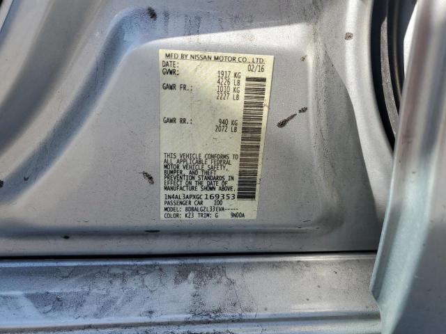 2016 NISSAN ALTIMA SV 1N4AL3APXGC169353