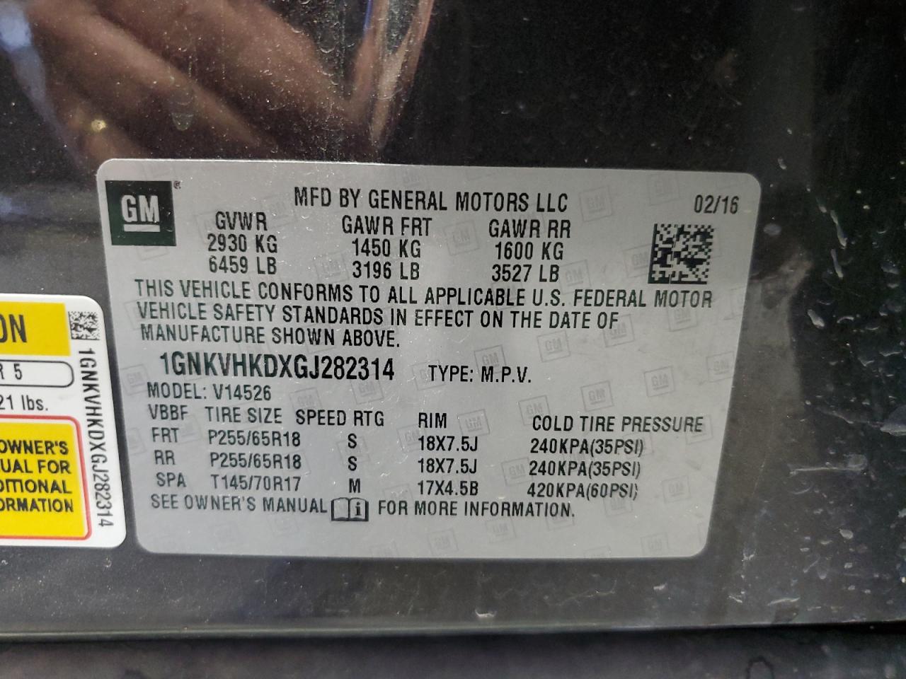 CHEVROLET TRAVERSE LT