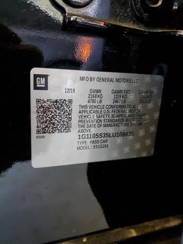 2020 CHEVROLET IMPALA PRE - 1G1105S35LU108435