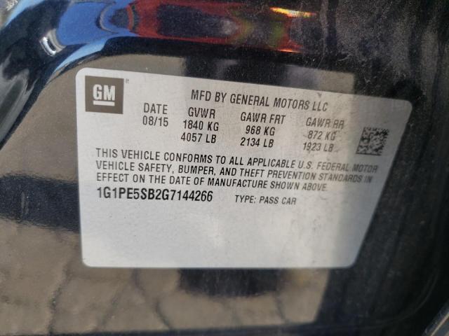 2016 CHEVROLET CRUZE LIMI 1G1PE5SB2G7144266