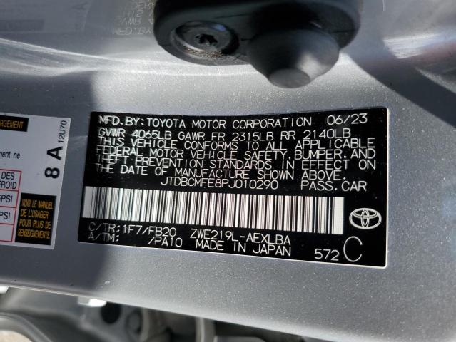 2023 TOYOTA COROLLA LE #3302659056