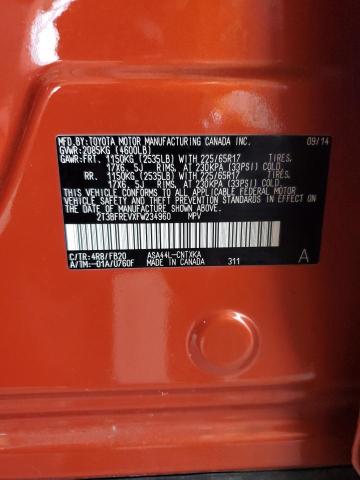 2015 TOYOTA RAV4 - 2T3BFREVXFW234960