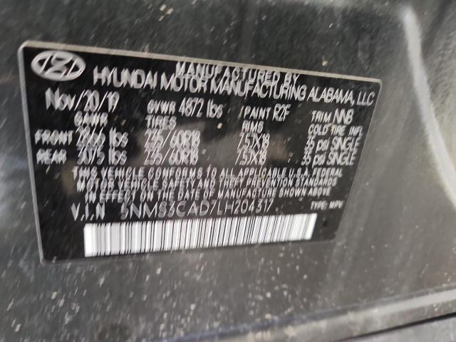 2020 HYUNDAI SANTA FE SEL - 5NMS3CAD7LH204317