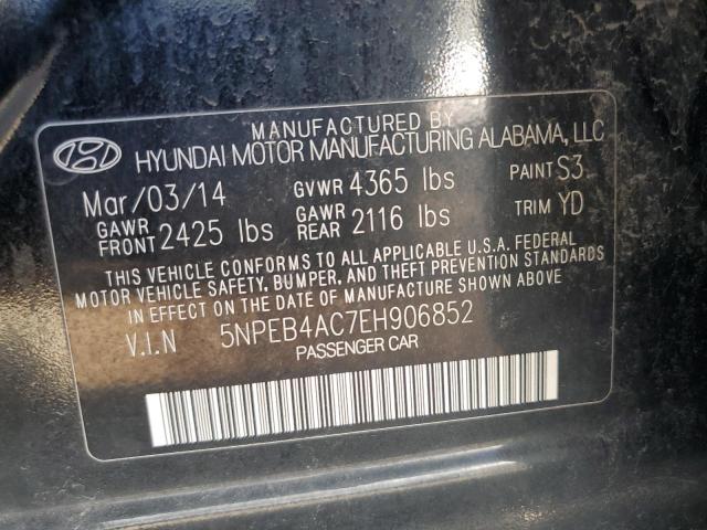 2014 HYUNDAI SONATA GLS #3290370769