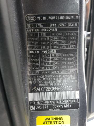 2017 LAND ROVER DISCOVERY SPORT HSE LUXURY - SALCT2BG6HH634882