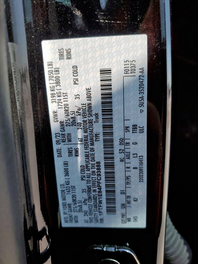 2023 FORD F150 SUPER #3291228962