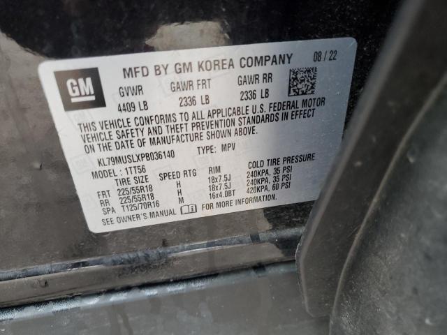 2023 CHEVROLET TRAILBLAZE KL79MUSLXPB036140