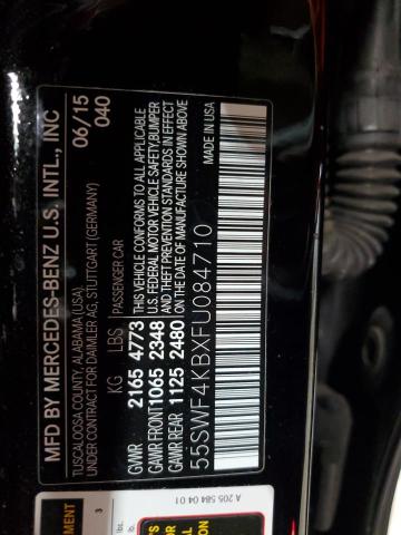 2015 MERCEDES-BENZ C 300 4MAT 55SWF4KBXFU084710