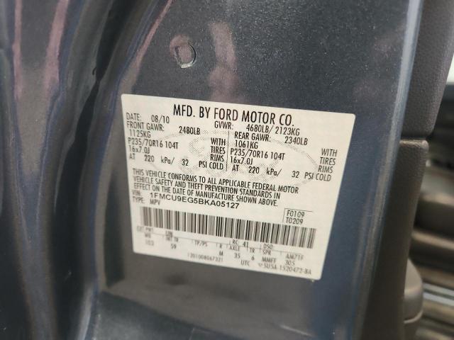 2011 FORD ESCAPE LIM - 1FMCU9EG5BKA05127