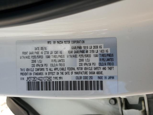 2016 MAZDA CX-9 GRAND JM3TCBDY4G0107280