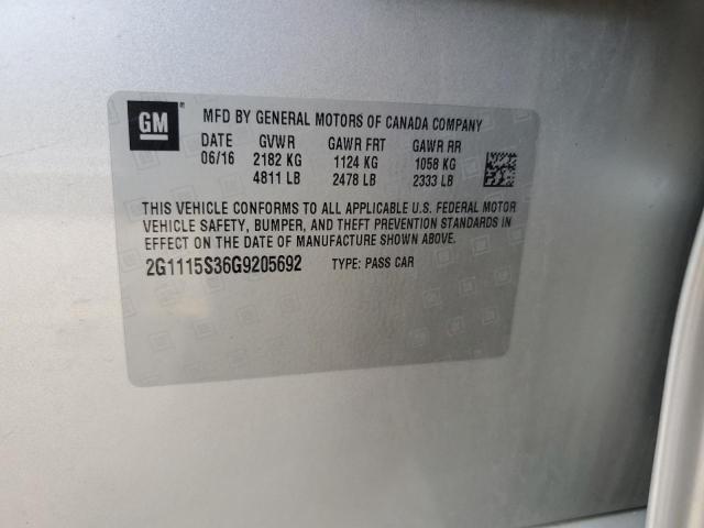 2016 CHEVROLET IMPALA LT #3275771518