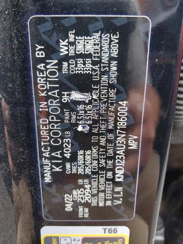 2022 KIA SOUL LX KNDJ23AU3N7186004