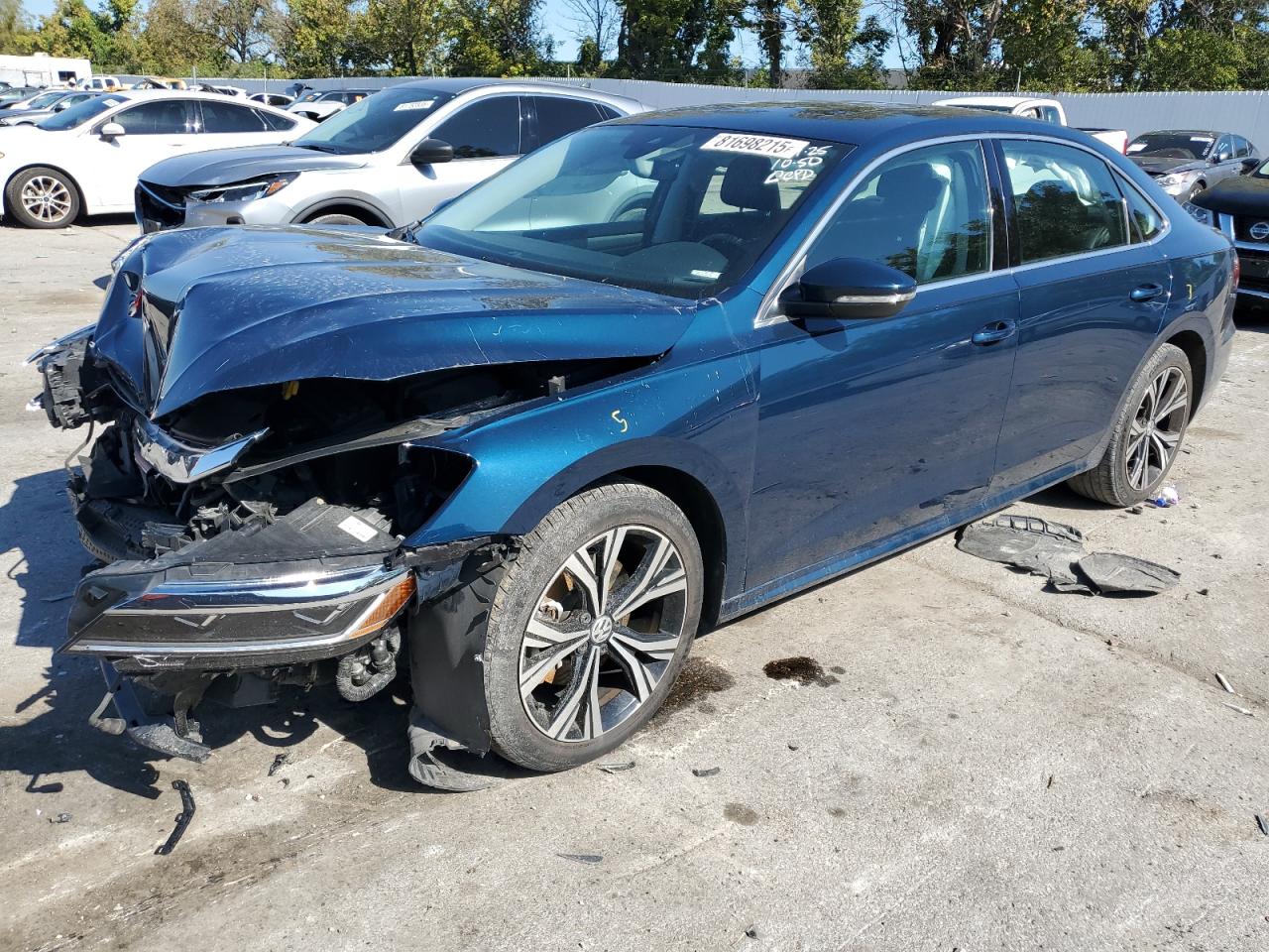 Lot #3286810228 2021 VOLKSWAGEN PASSAT SE