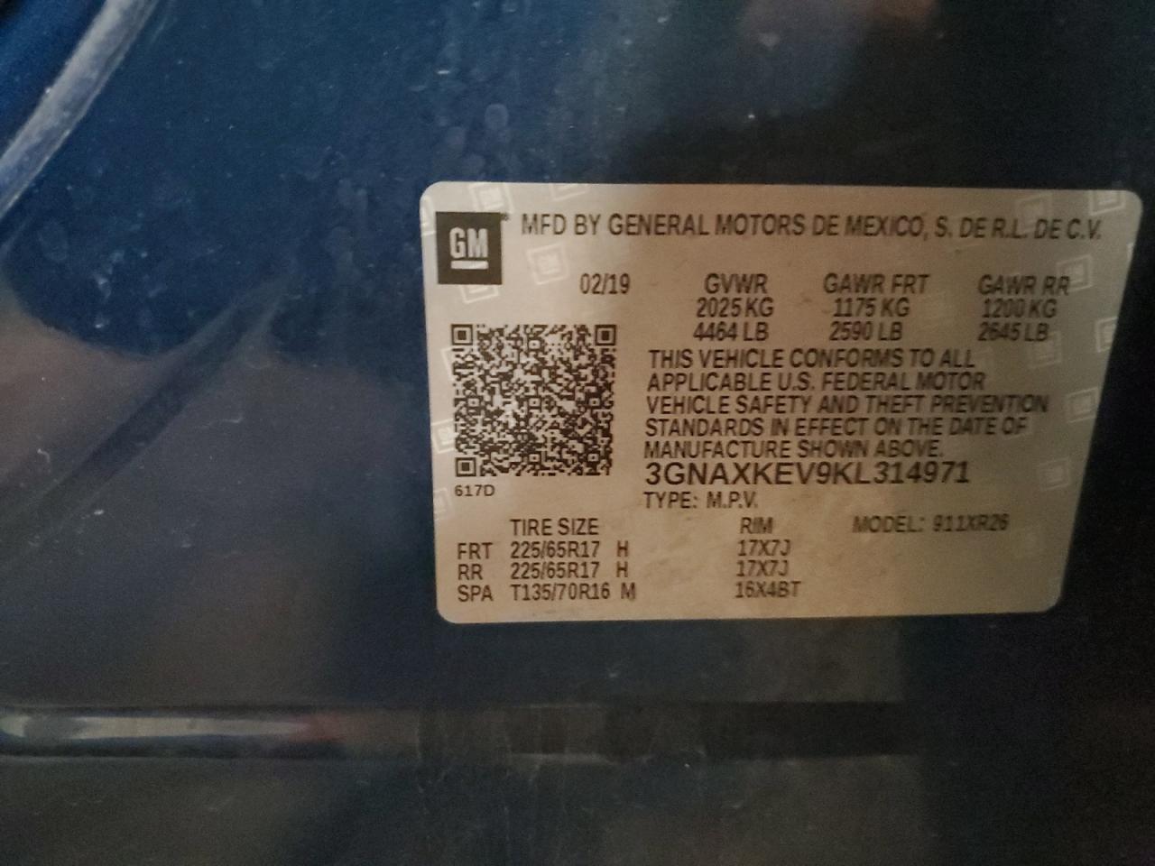 CHEVROLET EQUINOX LT