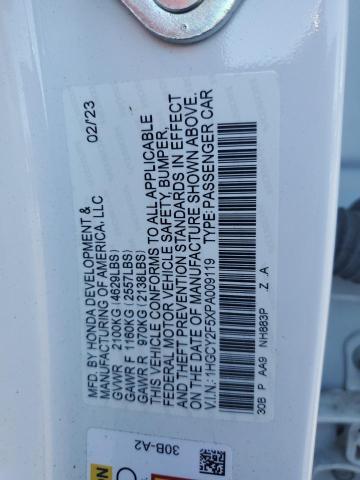 2023 HONDA ACCORD HYBRID SPORT 1HGCY2F5XPA009119
