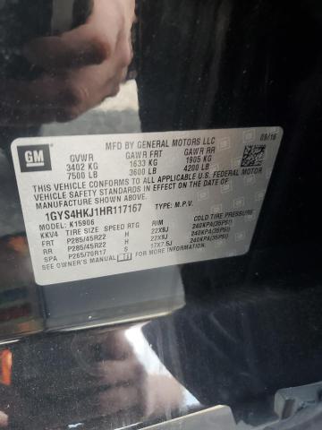 2017 CADILLAC ESCALADE E 1GYS4HKJ1HR117167