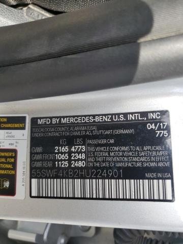 2017 MERCEDES-BENZ C 300 4MAT 55SWF4KB2HU224901