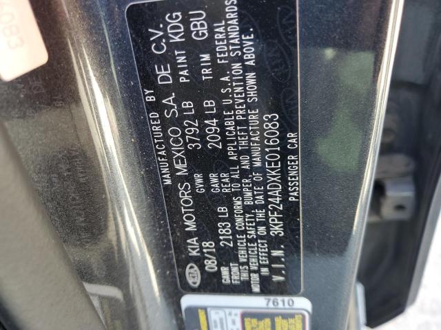 2019 KIA FORTE FE - 3KPF24ADXKE016083