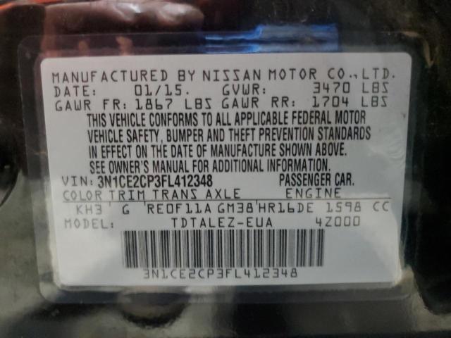2015 NISSAN VERSA NOTE 3N1CE2CP3FL412348