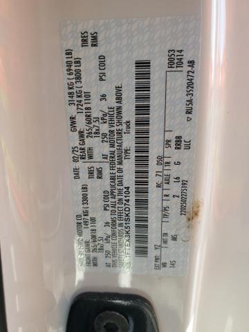 2025 FORD F150 XLT 1FTEX3K51SKD74104