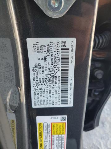 2024 HONDA CIVIC SPORT - 2HGFE2F59RH594060