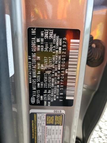 2016 KIA SORENTO LX 5XYPG4A30GG121979