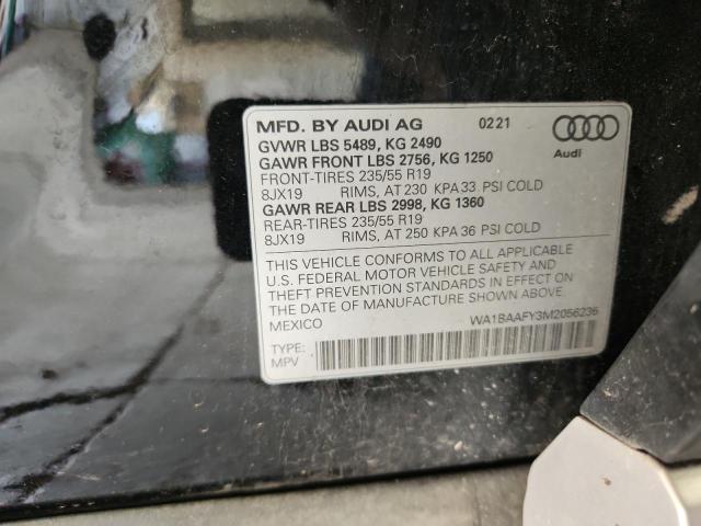 2021 AUDI Q5 PREMIUM - WA1BAAFY3M2056236