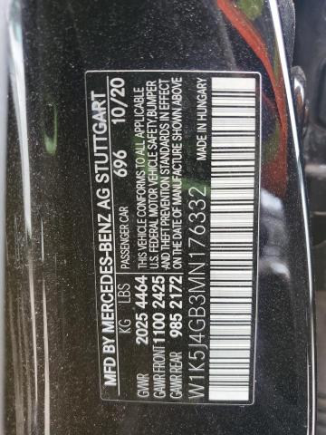 2021 MERCEDES-BENZ CLA 250 W1K5J4GB3MN176332