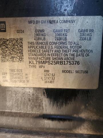 2024 CHEVROLET TRAILBLAZE KL79MPS25RB175376