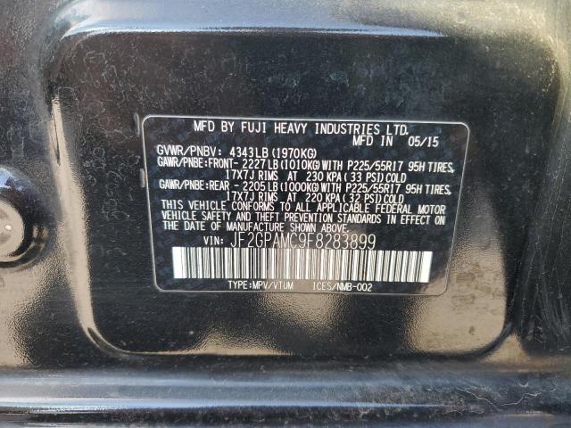 2015 SUBARU XV CROSSTR JF2GPAMC9F8283899