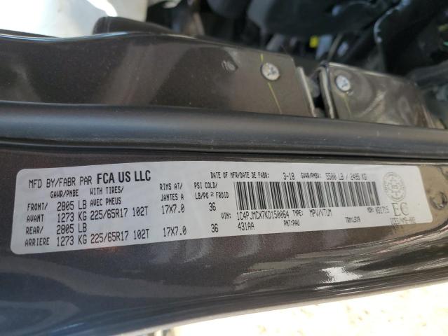 2019 JEEP CHEROKEE L 1C4PJMCX7KD150064