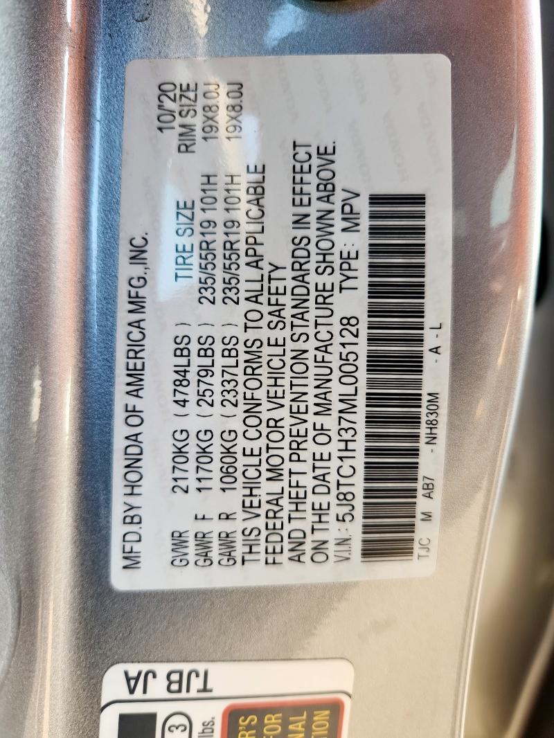 2021 ACURA RDX 5J8TC1H37ML005128