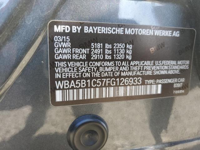 2015 BMW 535 I WBA5B1C57FG126933