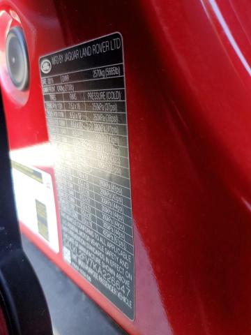 2019 LAND ROVER RANGE ROVE SALYL2FV7KA226647