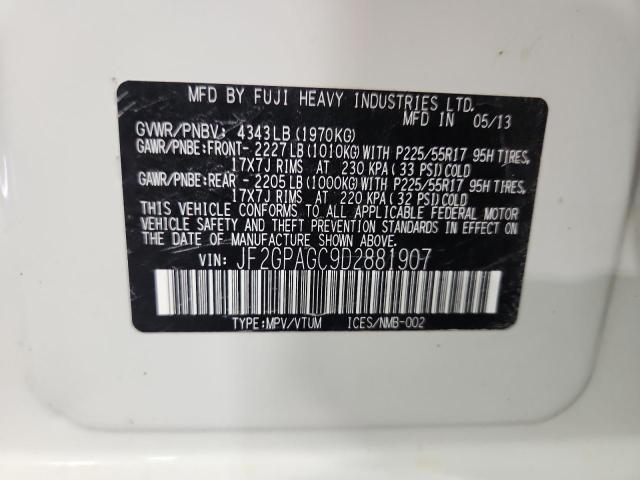 2013 SUBARU XV CROSSTR #3285746650