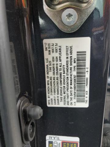 2017 HONDA CR-V EXL - 7FARW1H80HE008767