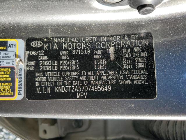 2013 KIA SOUL - KNDJT2A57D7495649