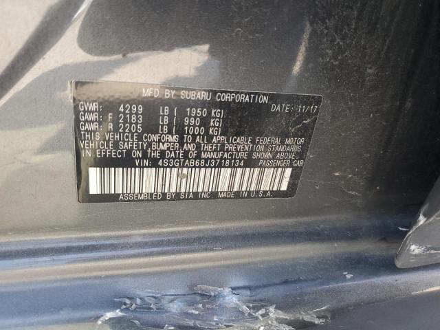 2018 SUBARU IMPREZA PR 4S3GTAB68J3718134