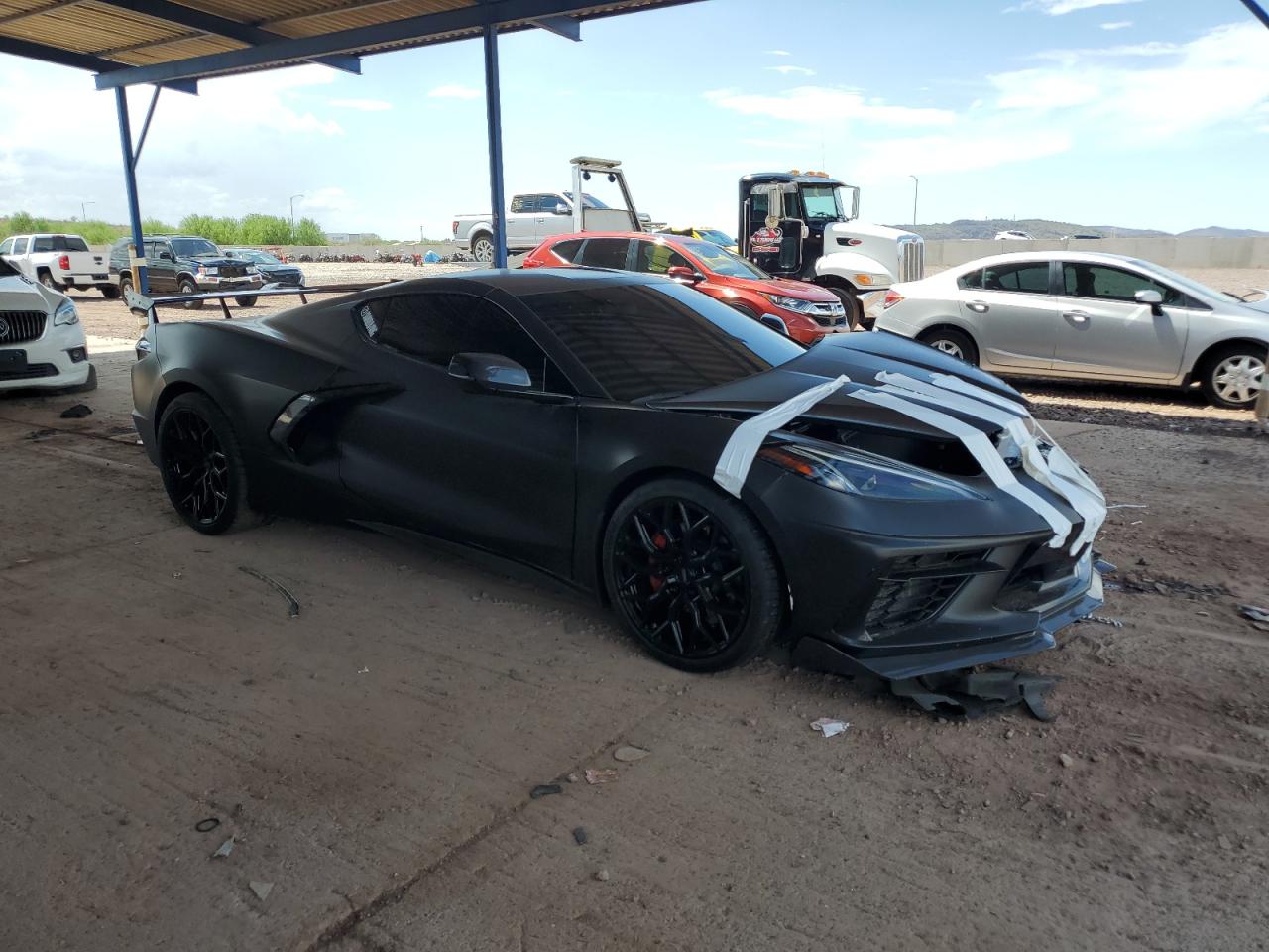Lot #3318998386 2022 CHEVROLET CORVETTE STINGRAY 1LT