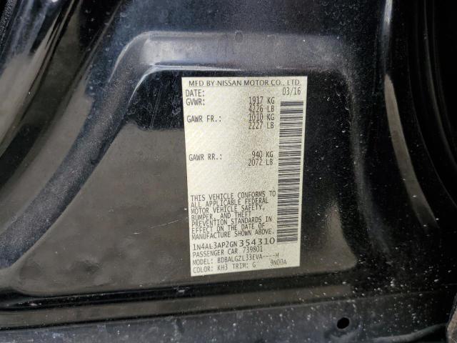 2016 NISSAN ALTIMA 2.5 1N4AL3AP2GN354310