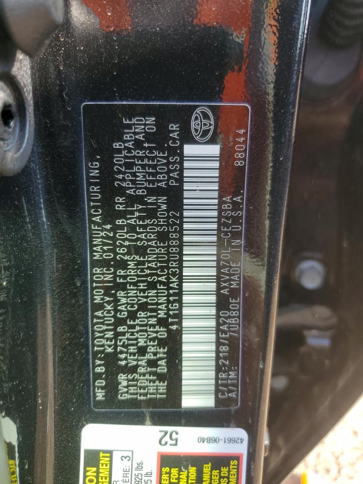 TOYOTA CAMRY SE NIGHT SHADE