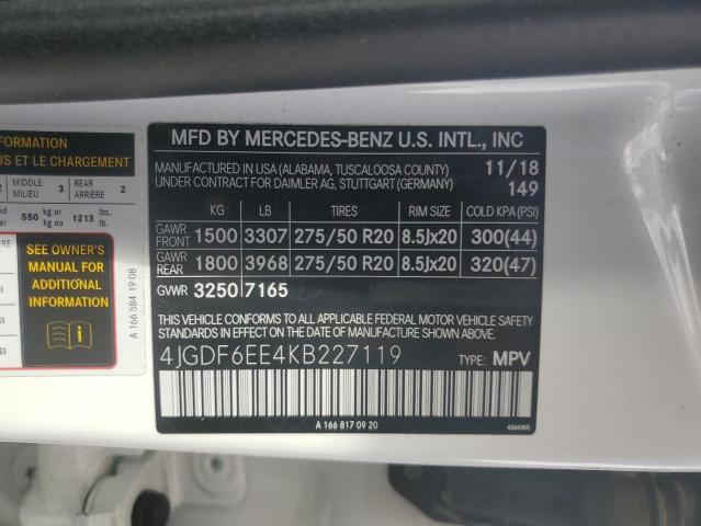 2019 MERCEDES-BENZ GLS 450 4M - 4JGDF6EE4KB227119