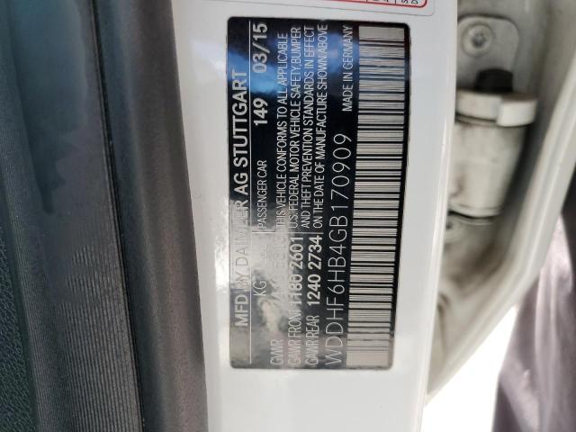2016 MERCEDES-BENZ E 400 4MAT WDDHF6HB4GB170909